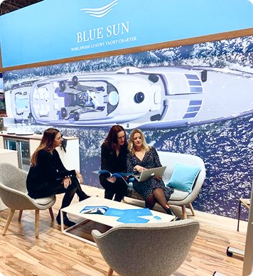 Blue Sun booth